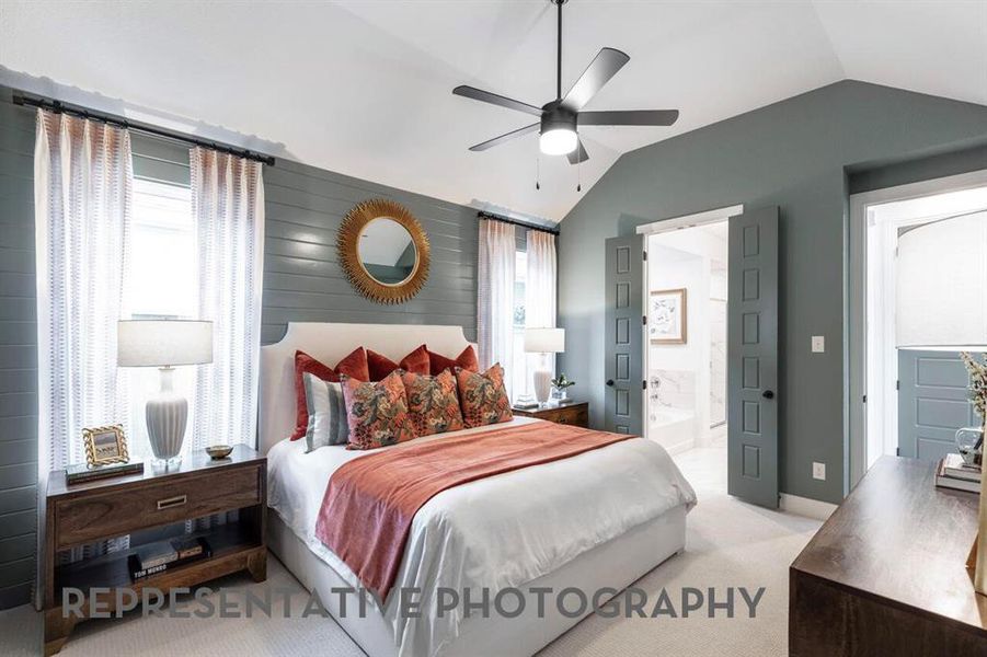 Furnished interior view inside a new home in Wellington, Haslet (Image 25).