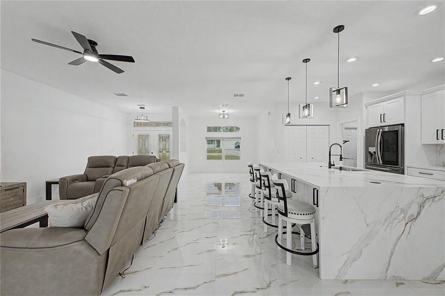 Furnished interior view inside a new home in , Weeki Wachee (Image 38).