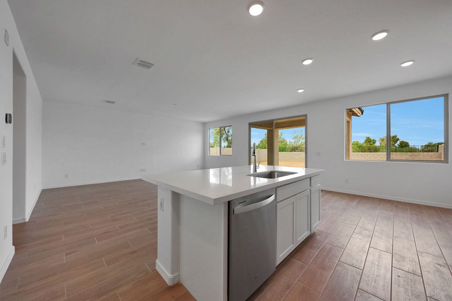 Furnished interior view inside a new home in Landmarke, San Tan Valley (Image 6). Furnished interior view inside a new home in Landmarke, San Tan Valley (Image 6).