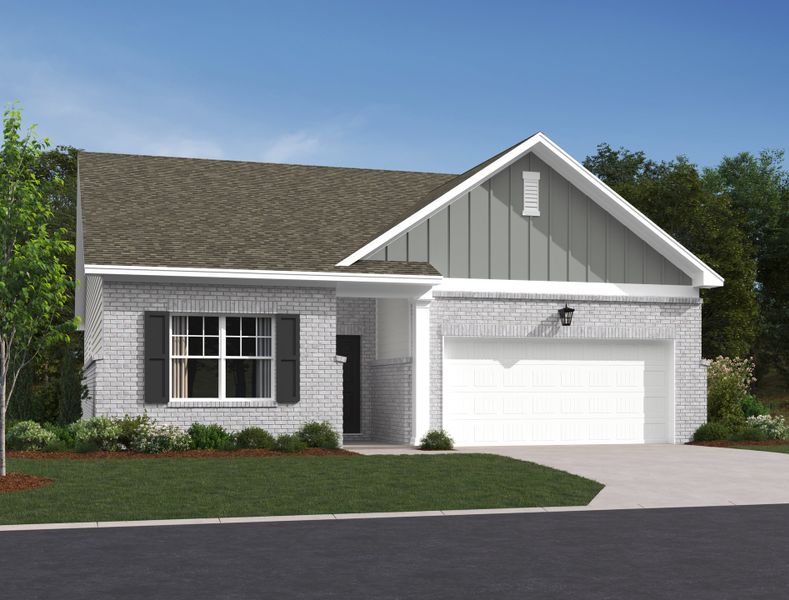 Representative exterior photo of a completed home built from the Bledsoe by Ashton Woods in Cades Bluff, Lebanon, TN (Image 1).