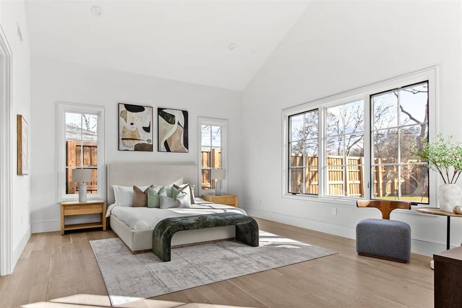 Furnished interior view inside a new home in , Dallas (Image 14).