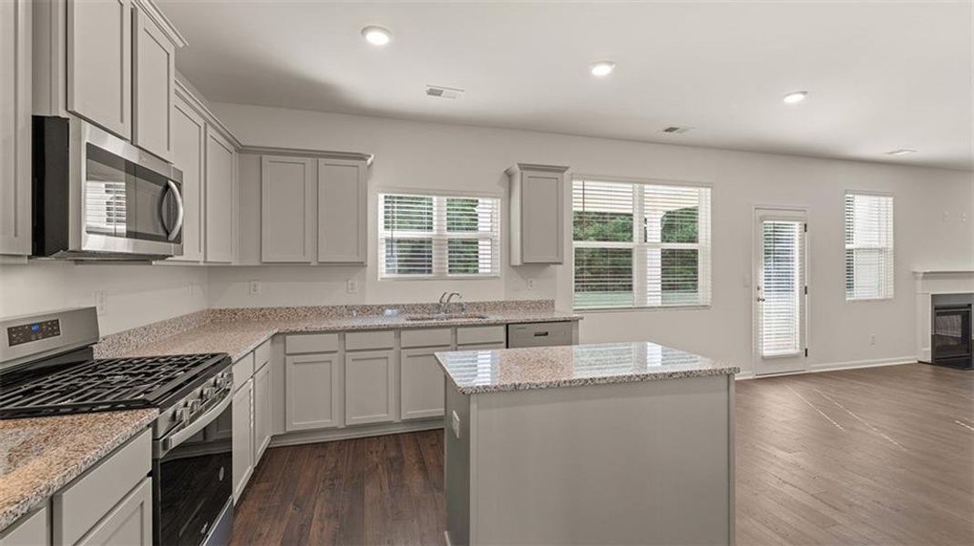 Furnished interior view inside a new home in Preserve at Dove Creek, Statham (Image 9).