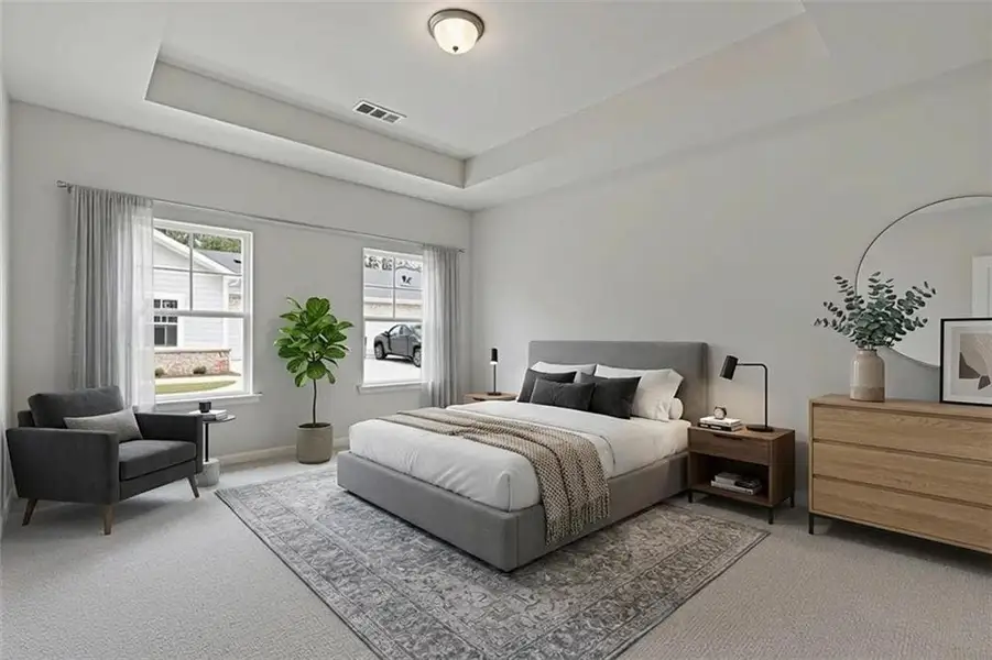 Furnished interior view inside a new home in Creekwood, Powder Springs (Image 5).