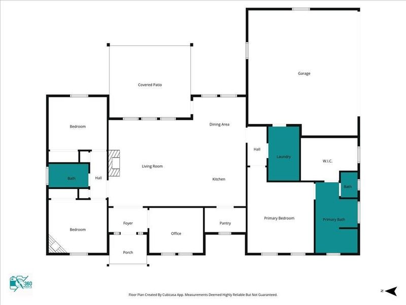2D floor plan layout of this home in , Diboll, TX (Image 5).