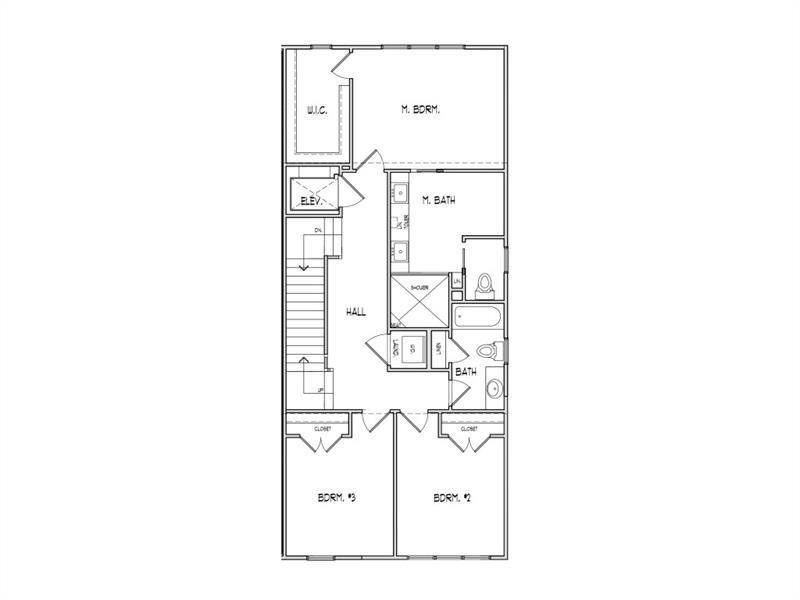 2D floor plan layout of this home in , Decatur, GA (Image 8).