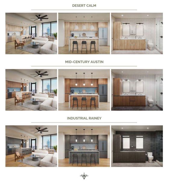 This Unit Scheme's is Desert Calm Austin