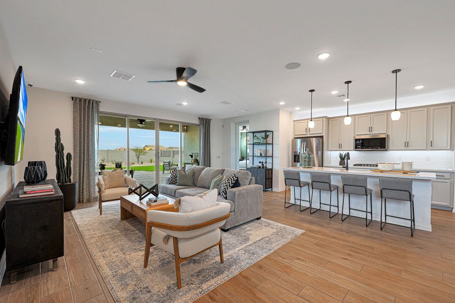 Representative furnished interior of a home built from the Ginger by Mattamy Homes in Empire Pointe, Queen Creek (Image 5). Representative furnished interior of a home built from the Ginger by Mattamy Homes in Empire Pointe, Queen Creek (Image 5).