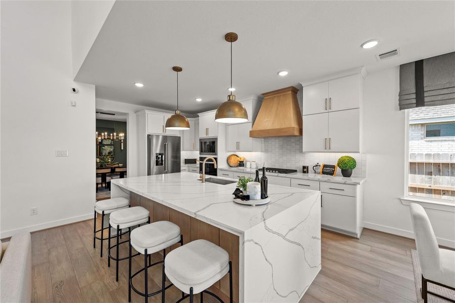 Furnished interior view inside a new home in The Trails, New Caney (Image 26). Furnished interior view inside a new home in The Trails, New Caney (Image 26).