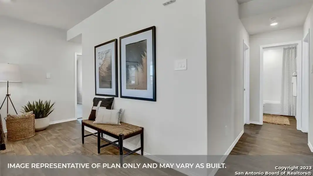 Furnished interior view inside a new home in Swenson Heights, Seguin (Image 16).