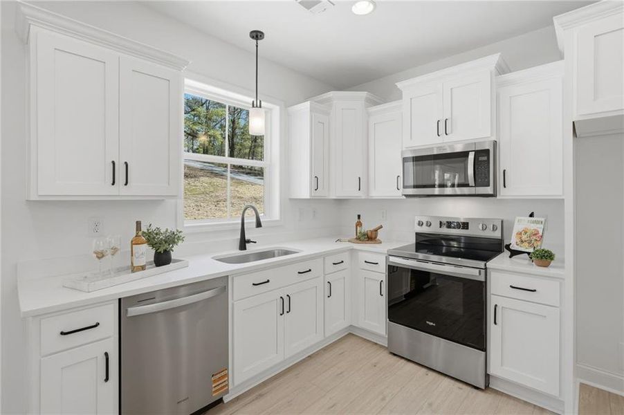Furnished interior view inside a new home in , Gainesville (Image 12). Furnished interior view inside a new home in , Gainesville (Image 12).