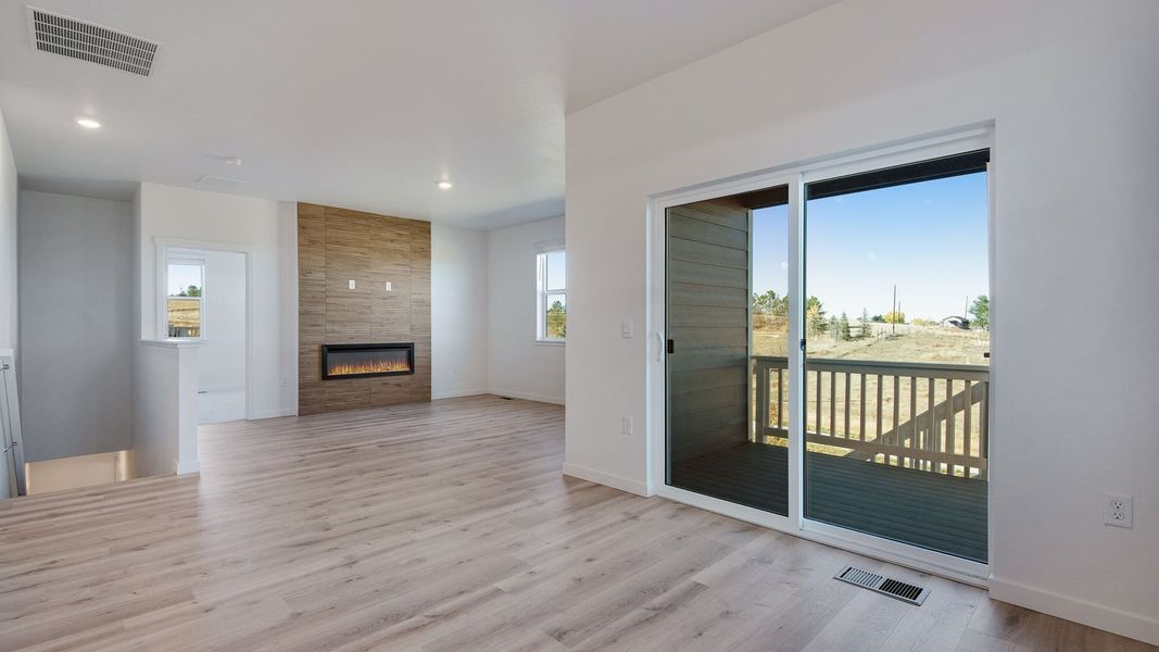 Spacious, unfurnished interior of a new home in Vantage, Berthoud (Image 7). Spacious, unfurnished interior of a new home in Vantage, Berthoud (Image 7).