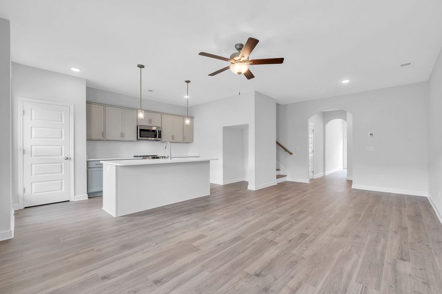 Representative furnished interior of a home built from the Grayson by Parkside Builders in Anderson Park, Hendersonville (Image 17).