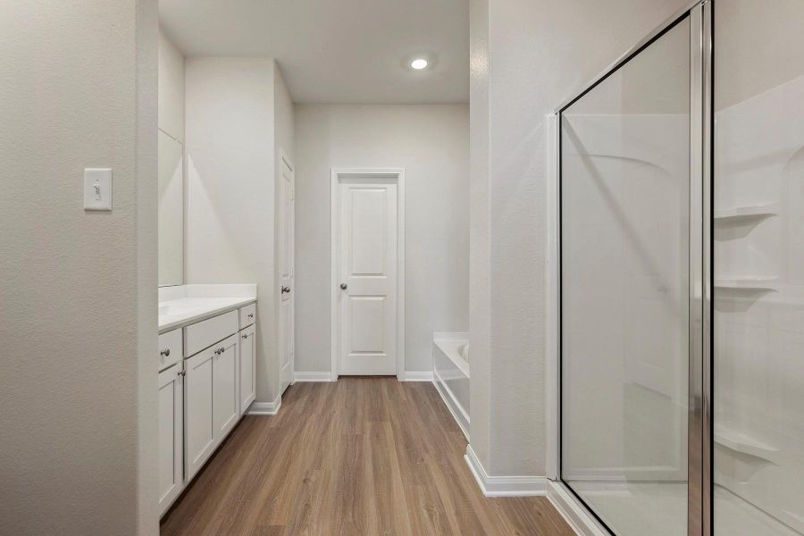 Furnished interior view inside a new home in Trails at Cochran Ranch, Waller (Image 5).