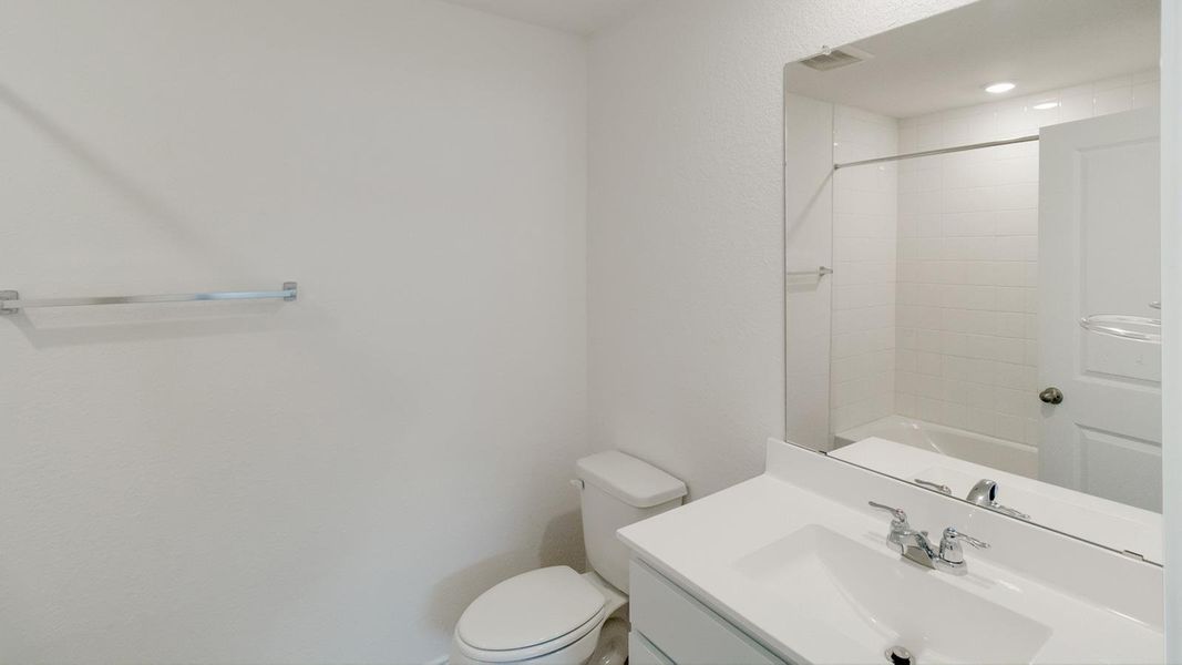 Furnished interior view inside a new home in Valverde, Bastrop (Image 5).