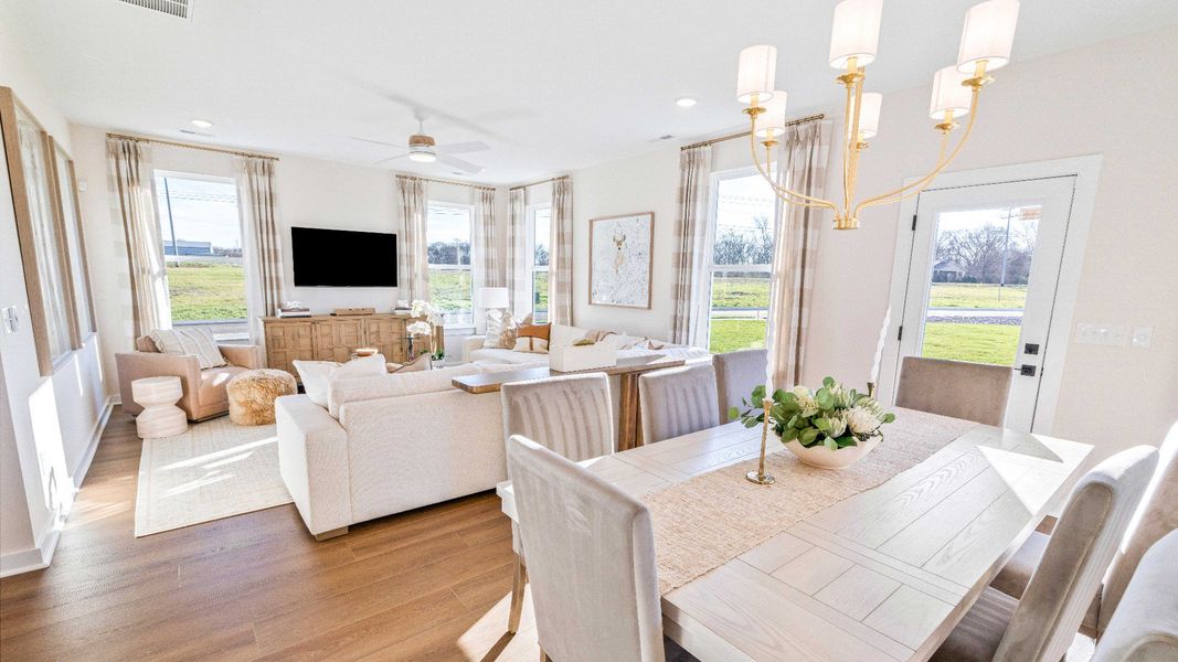 Representative furnished interior of a home built from the Bedford by DRB Homes in Riley Farms, Rockvale (Image 10).
