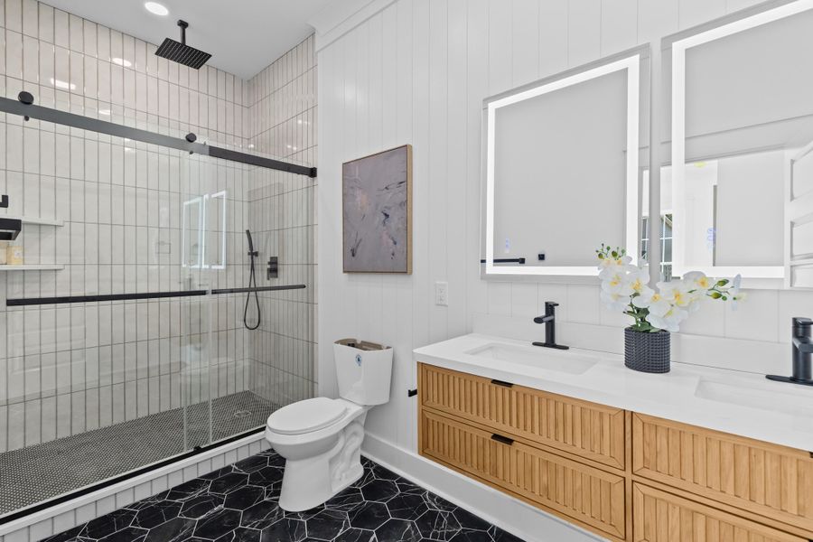 Furnished interior view inside a new home in , North Charleston (Image 32).