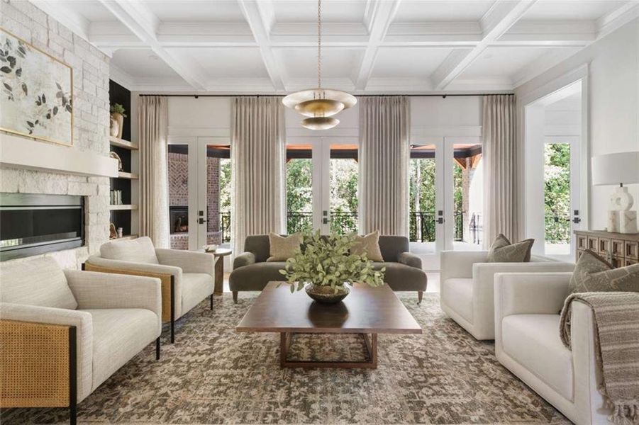 Furnished interior view inside a new home in , Alpharetta (Image 14). Furnished interior view inside a new home in , Alpharetta (Image 14).