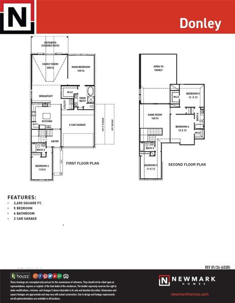 2D floor plan layout of this home in , Hockley, TX (Image 2). 2D floor plan layout of this home in , Hockley, TX (Image 2).