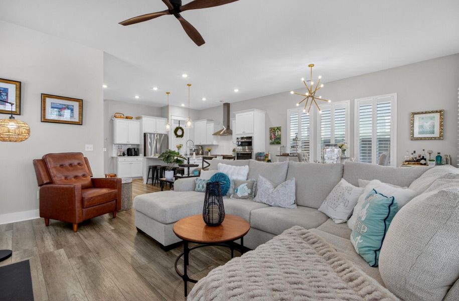 Furnished interior view inside a new home in Carnes Crossroads, Summerville (Image 16).