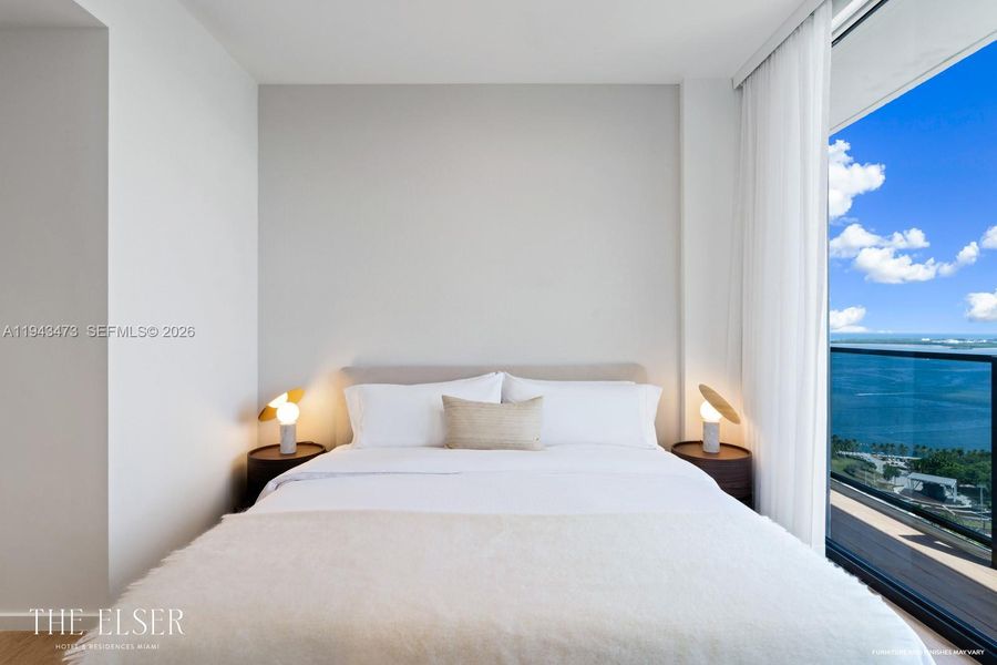 Furnished interior view inside a new home in , Miami (Image 14). Furnished interior view inside a new home in , Miami (Image 14).