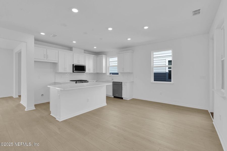 Furnished interior view inside a new home in Hawthorn Park at Wildlight, Yulee (Image 15).