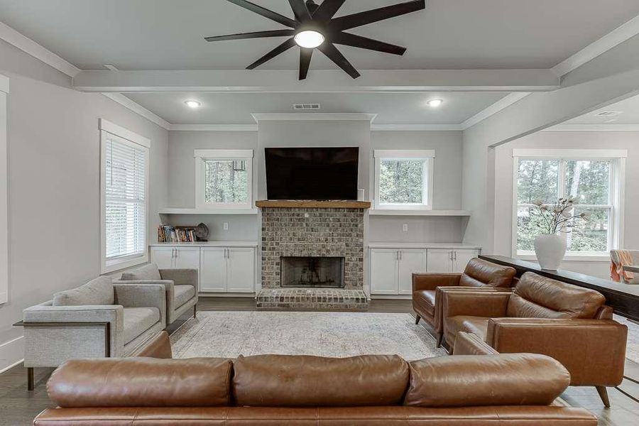 Furnished interior view inside a new home in , Dacula (Image 6).