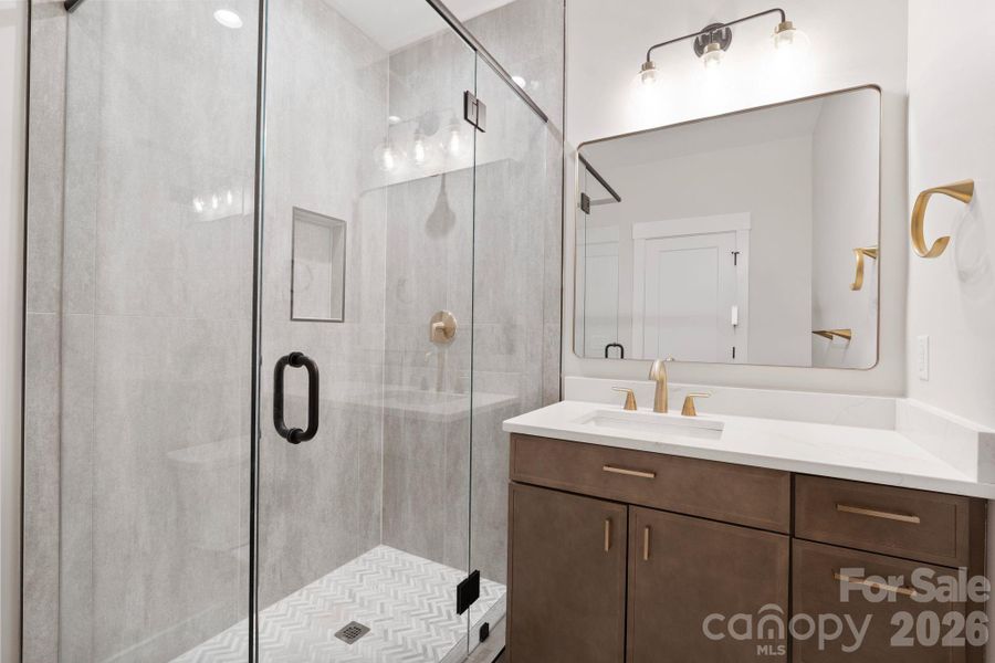 Furnished interior view inside a new home in , Hickory (Image 12).