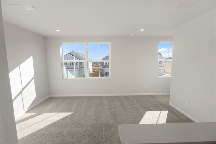 Spacious, unfurnished interior of a new home in Wren Woods 2-Story, Gray Court (Image 24).