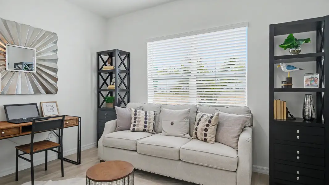 Representative furnished interior of a home built from the Sheffield by Maronda Homes in North Port, North Port (Image 8). Representative furnished interior of a home built from the Sheffield by Maronda Homes in North Port, North Port (Image 8).