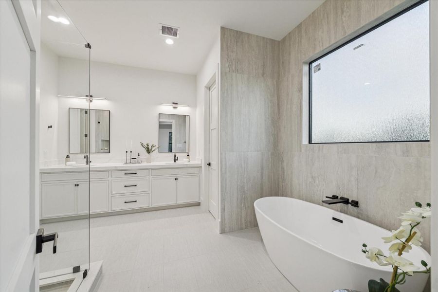 Furnished interior view inside a new home in , Houston (Image 17).