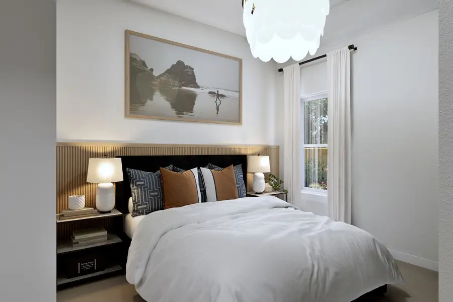 Representative furnished interior of a home built from the The Edinburgh by David Weekley Homes in Mayfair - Select Garden Series, New Braunfels (Image 5).