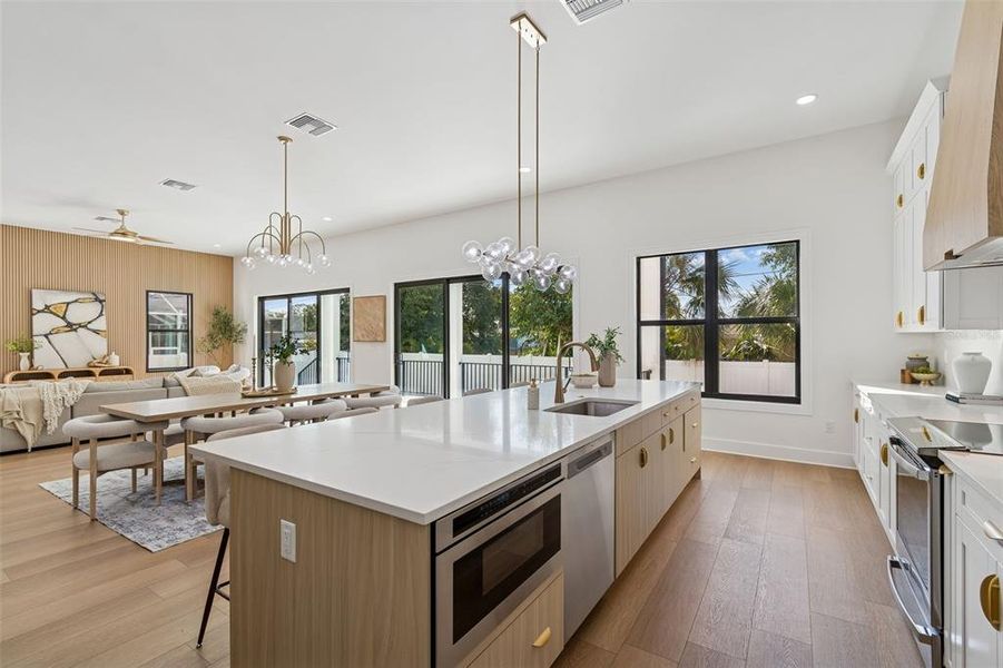 Furnished interior view inside a new home in , Tampa (Image 34).