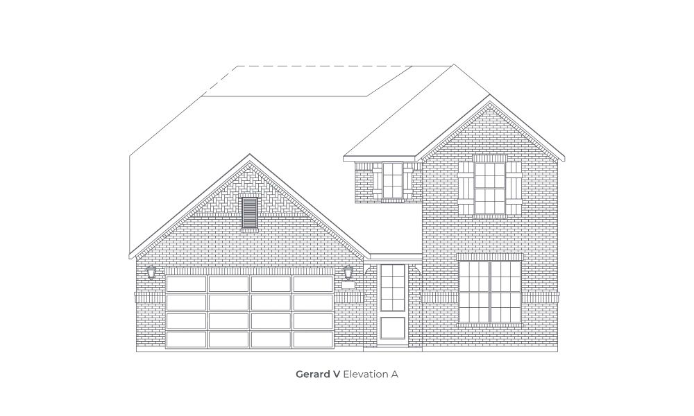 Representative rendering of the exterior for the Gerard V by Taft Homes (Image 4).