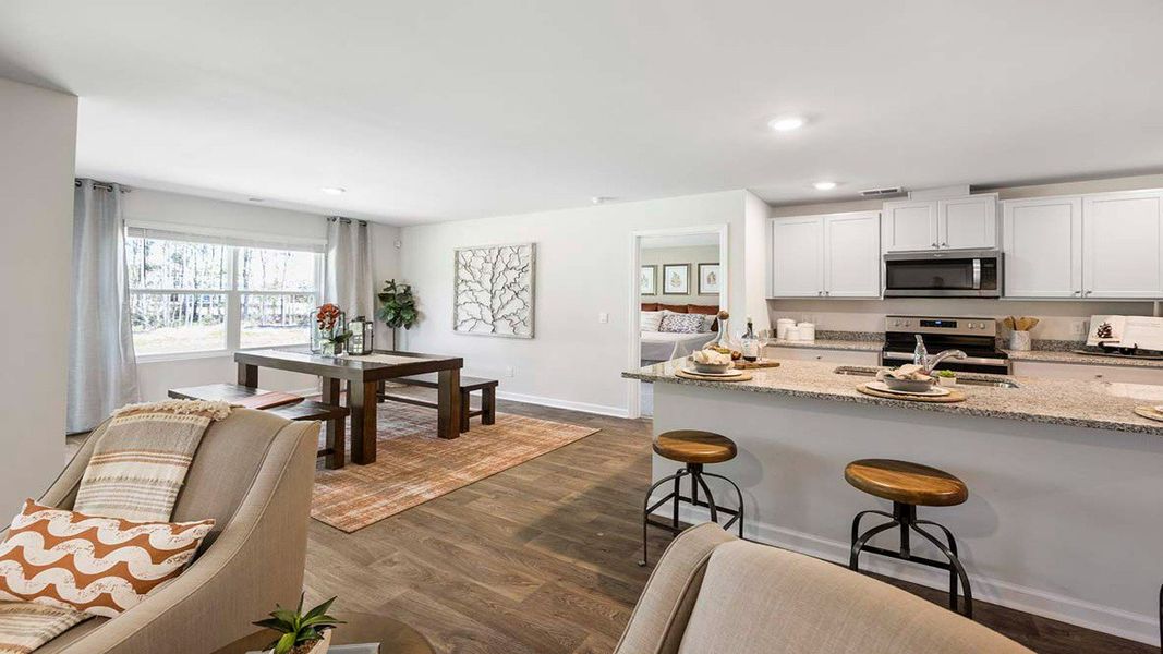 Representative furnished interior of a home built from the Aria by D.R. Horton in Laurel Grove, Guyton (Image 7). Representative furnished interior of a home built from the Aria by D.R. Horton in Laurel Grove, Guyton (Image 7).