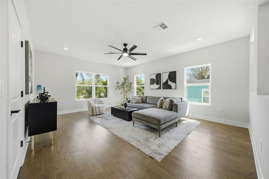 Furnished interior view inside a new home in , Tampa (Image 33).