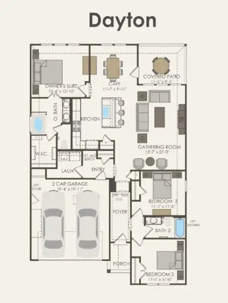 Pulte Homes, Dayton/E floor plan