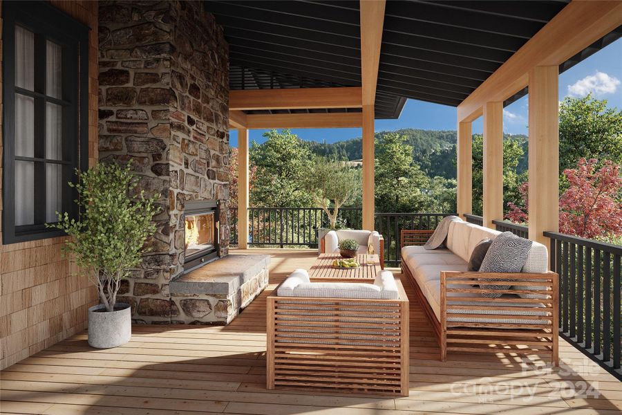 Furnished interior view inside a new home in , Sylva (Image 6).