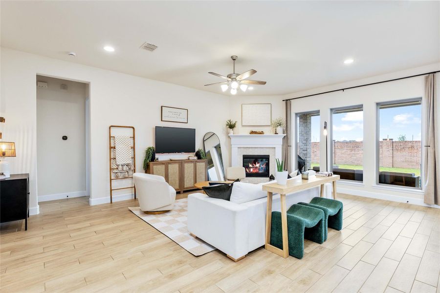 Furnished interior view inside a new home in Marvida, Cypress (Image 26).