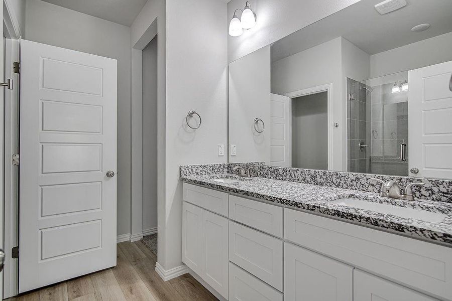 Furnished interior view inside a new home in , Azle (Image 11).