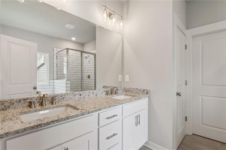 Furnished interior view inside a new home in Traditions of Braselton, Jefferson (Image 5).