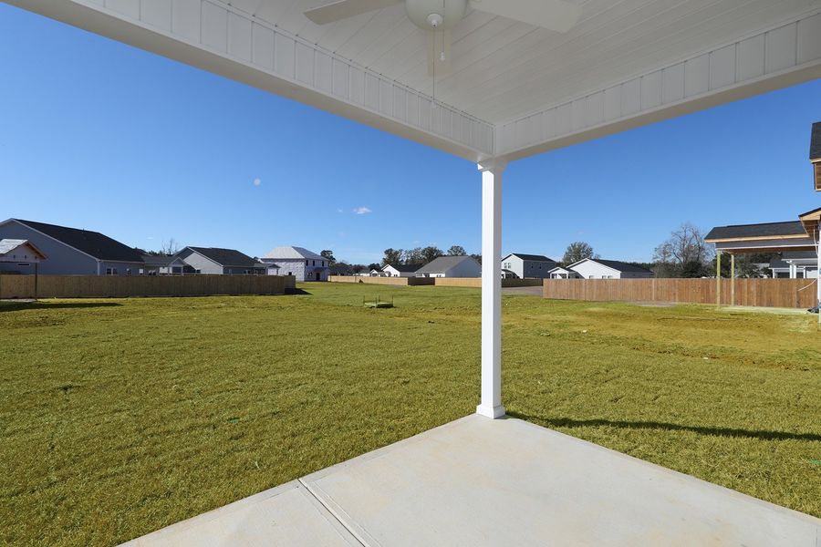 Exterior details and patio area of a home in Garden Grove, Conway (Image 3).