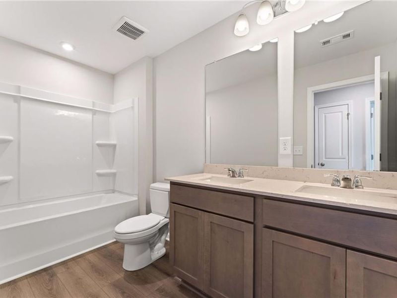 Furnished interior view inside a new home in Stegall Village, Cartersville (Image 9).