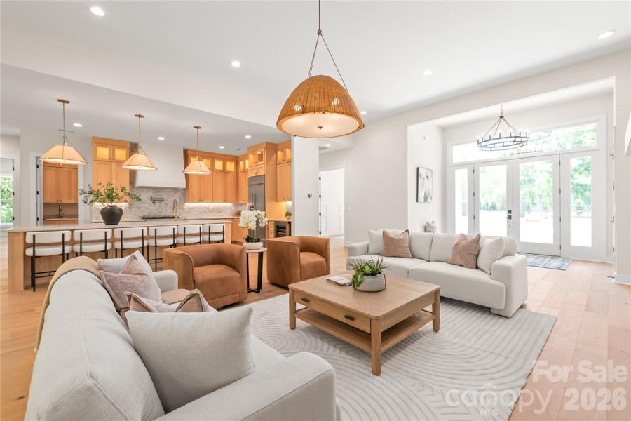 Furnished interior view inside a new home in , Waxhaw (Image 12).