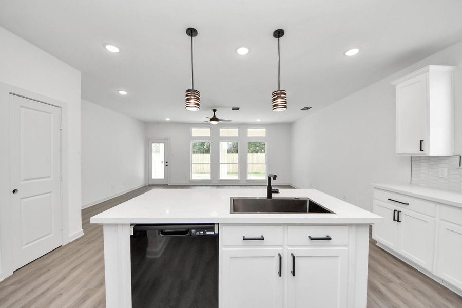 Furnished interior view inside a new home in , Houston (Image 17). Furnished interior view inside a new home in , Houston (Image 17).