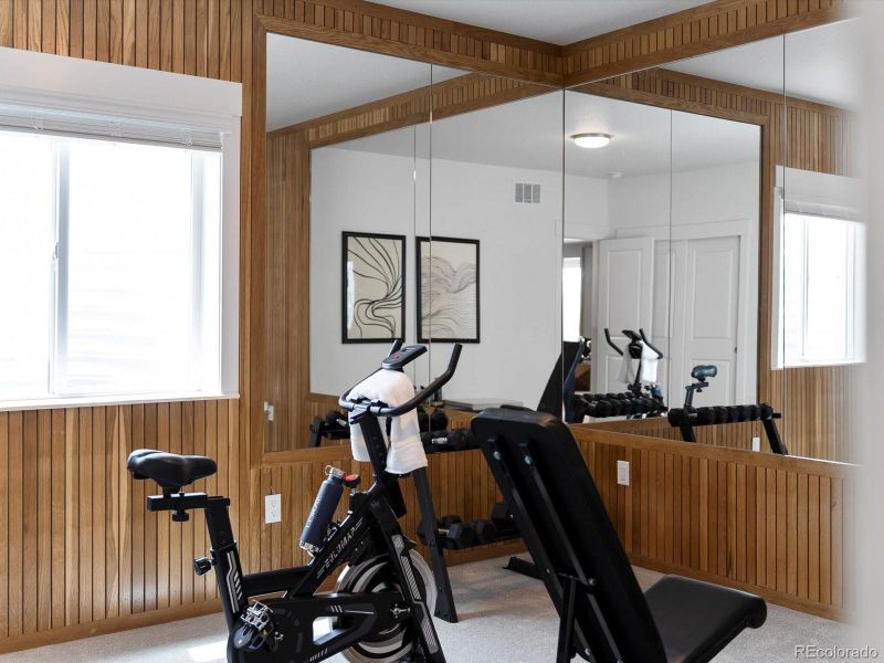 Furnished interior view inside a new home in Jackson Creek, Monument (Image 27).
