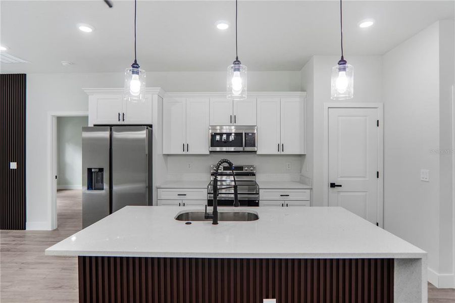 Furnished interior view inside a new home in , Citrus Springs (Image 11).
