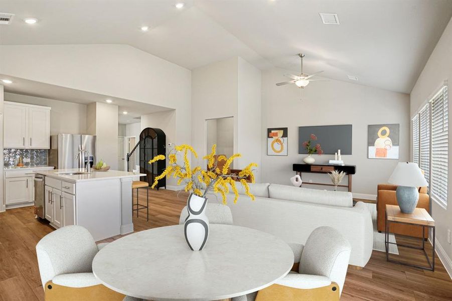 Photo is not of the actual home, but is an inspirational photo of builder’s model home and may depict options, furnishings, and/or decorator features that are not included.