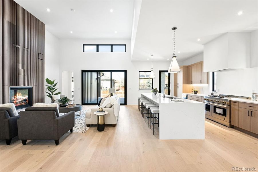 Furnished interior view inside a new home in , Denver (Image 11).