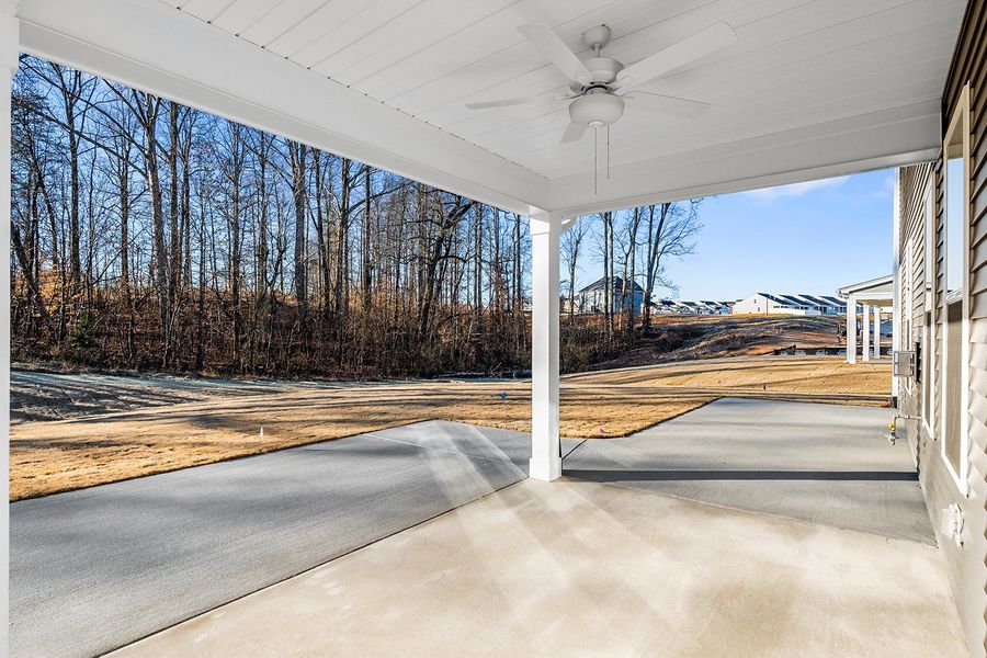 Exterior details and patio area of a home in Fieldstone, Lexington (Image 4).