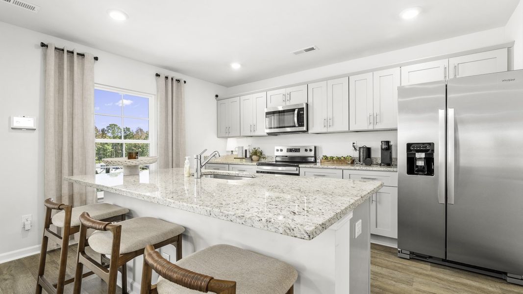 Representative furnished interior of a home built from the Galen by D.R. Horton in Brookhaven, Greensboro (Image 10).